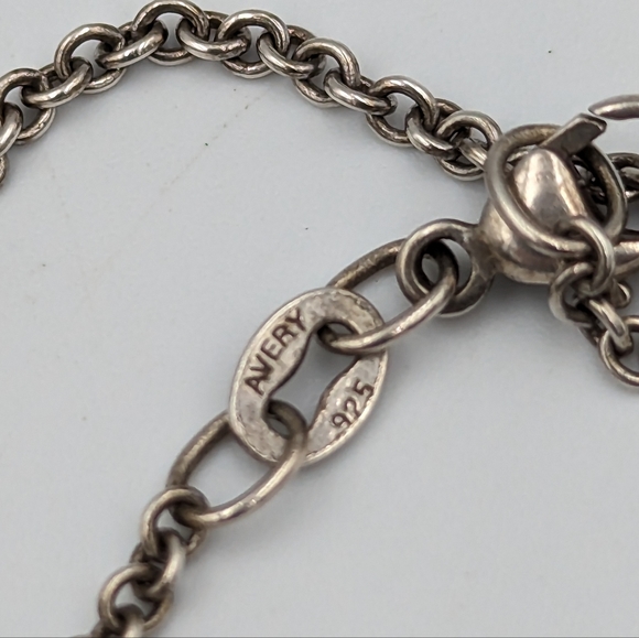 James Avery STERLING SILVER Retired Floating Heart Strings Pendant Necklace 925 - Picture 5 of 8